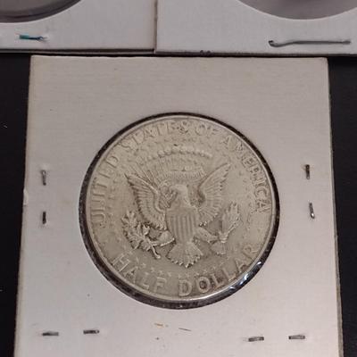 Set of Three 1964 Kennedy Silver Half Dollars Circulated (12)