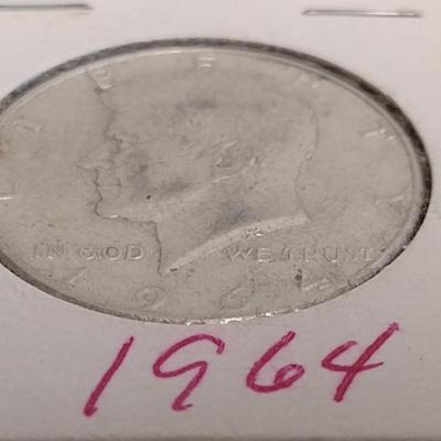 1964 Kennedy Silver Half Dollars Circulated (13)