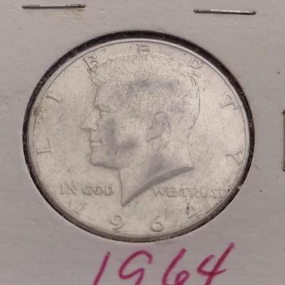 1964 Kennedy Silver Half Dollars Circulated (13)