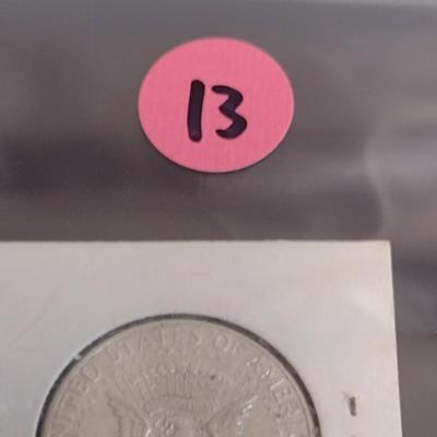 1964 Kennedy Silver Half Dollars Circulated (13)