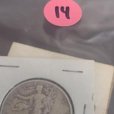 1902-S and 1939 Silver Half Dollars Circulated (14)
