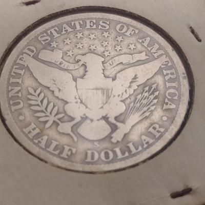 1902-S and 1939 Silver Half Dollars Circulated (14)