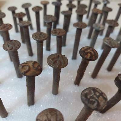 Vintage Railroad Date Nails (O-BBL)