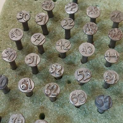 Vintage Railroad Date Nails (O-BBL)