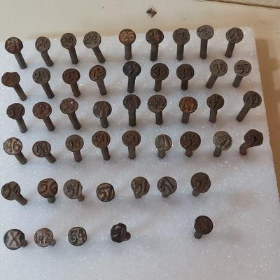 Vintage Railroad Date Nails (O-BBL)