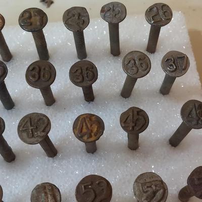 Vintage Railroad Date Nails (O-BBL)