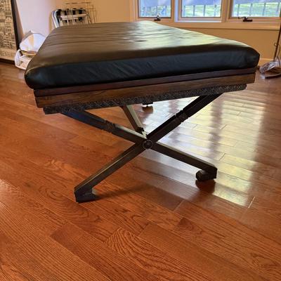 Leather Cushioned Coffee Table / Bench