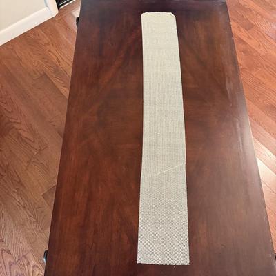 Leather Cushioned Coffee Table / Bench