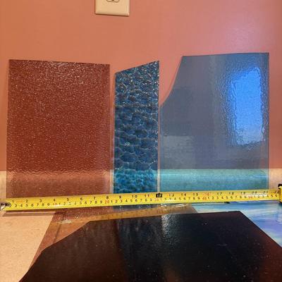 Stained Glass Pieces and Copper Foiler