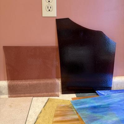Stained Glass Pieces and Copper Foiler