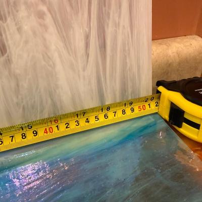 Stained Glass Pieces and Copper Foiler