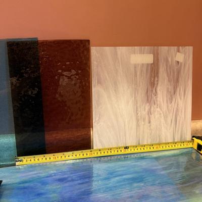 Stained Glass Pieces and Copper Foiler
