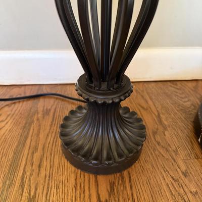 Torchiere Floor Lamp, Table Lamp & Two Extra Shades