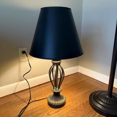 Torchiere Floor Lamp, Table Lamp & Two Extra Shades
