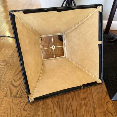 Torchiere Floor Lamp, Table Lamp & Two Extra Shades