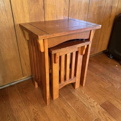 Petite Mission Style Nesting Tables