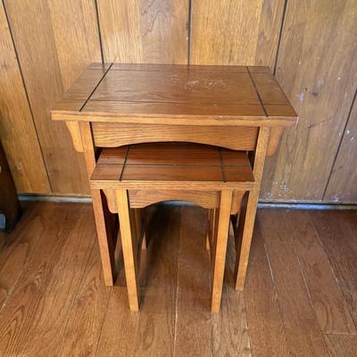 Petite Mission Style Nesting Tables