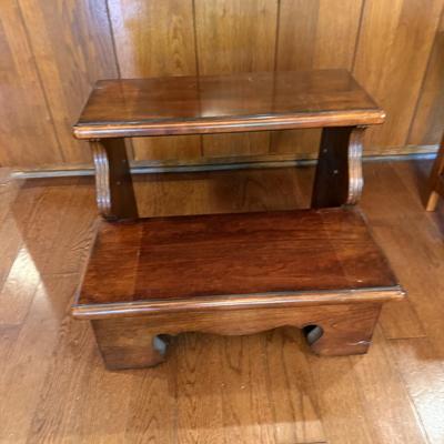 Solid Wood Bed Steps