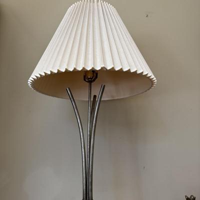Two Silver Lamps