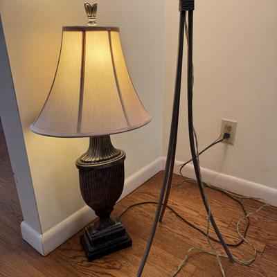 Two Silver Lamps