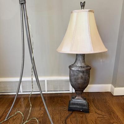 Two Silver Lamps