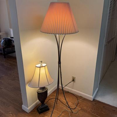 Two Silver Lamps
