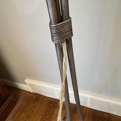 Two Silver Lamps
