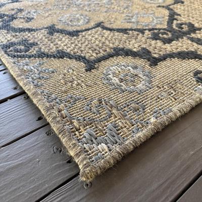 Outdoor Medallion Rug 5x7