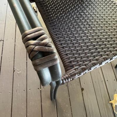 Glass Top Patio Table and Chairs