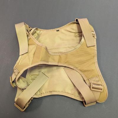 Tactical Dog Vest Size L Adjustable Military Style Dog Harness & EMT Harness