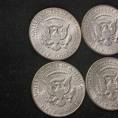 TEN 1964 KENNEDY SILVER HALF DOLLARS