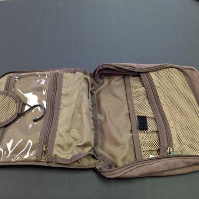 OLT 600 Deer Call & Ducks Unlimited Collection Hanging Toiletry Shaving Bag Rustic Canvas Bag