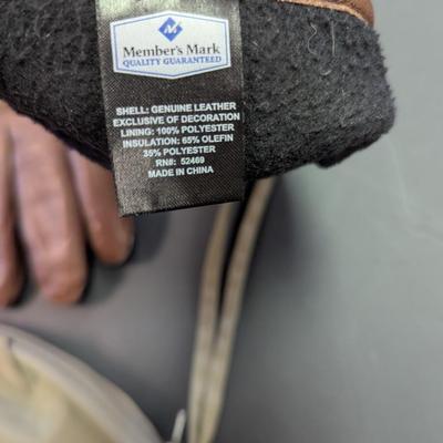 Leather Gloves - Pouch - Winter Mittens