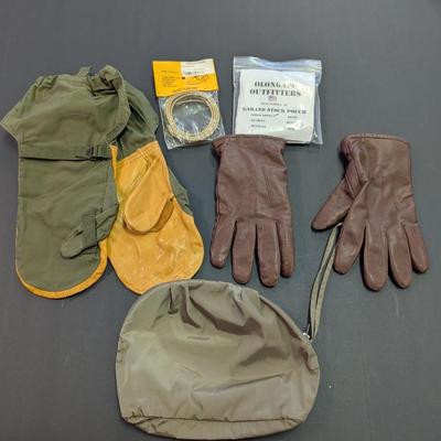 Leather Gloves - Pouch - Winter Mittens