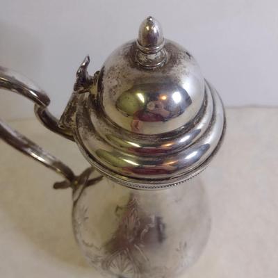 Vintage Metal Decanter- Possibly Manning Bowman & Co.