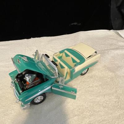 '56 CHEVROLET BEL AIR CONVERTIBLE DIE-CAST MODEL CAR