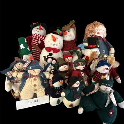 Lot 8: Collection Of Plush Snowan