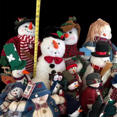 Lot 8: Collection Of Plush Snowan