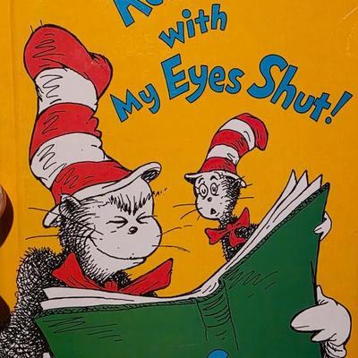 Vintage 1978 Dr. Seuss "I Can Read with My Eyes Shut!" Hardcover Book | Beginner Books First Edition