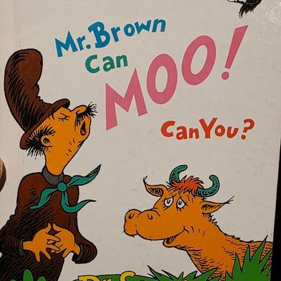 Vintage 1970 Dr. Seuss "Mr. Brown Can Moo! Can You?" Children's Hardcover Book - Like New Condition