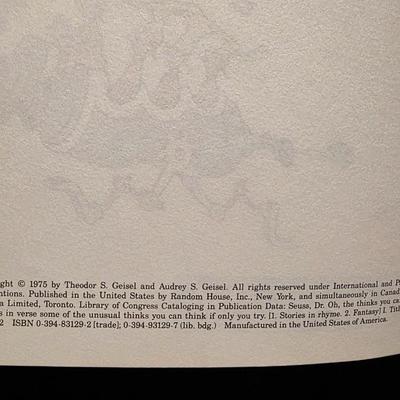 Oh, the Thinks You Can Think! | Like New, Vintage Dr. Seuss Beginner Book