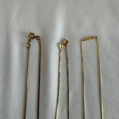 14K Chain, Pendant & Bracelet (K-SS)