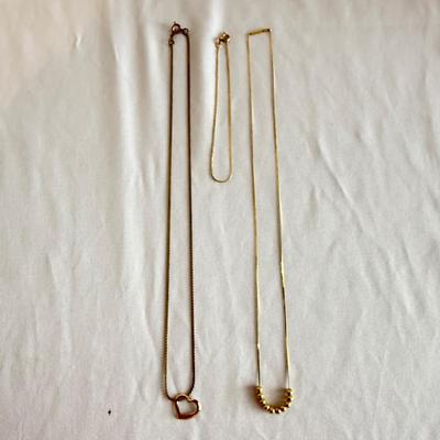 14K Chain, Pendant & Bracelet (K-SS)