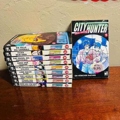 German Language of City Hunter Graphic Novels - set of 10
