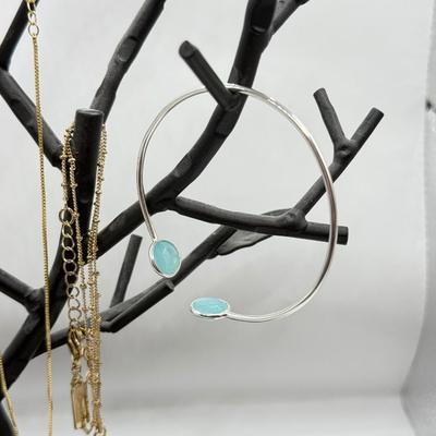 LOT 253J: Jewelry Tree w/ Small Collection of Jewelry