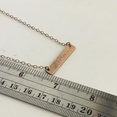 Gold tone brave collar necklace