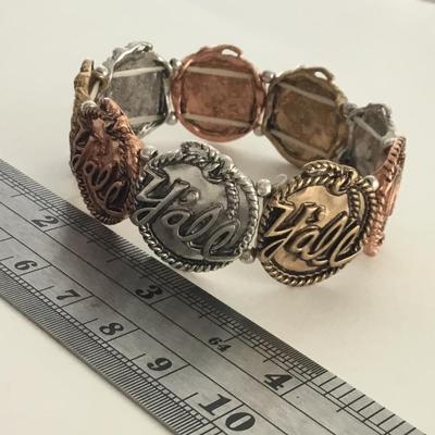 Y’all stretchy fashion bracelet