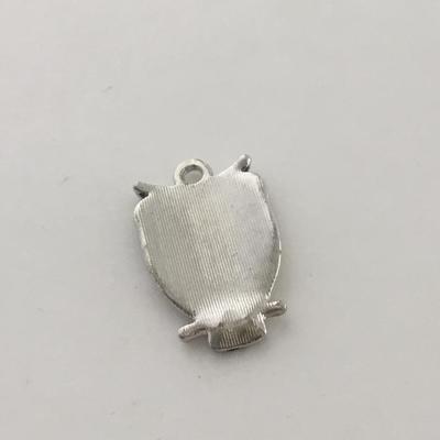 Silver tone owl fashion necklace pendant