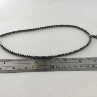 Vintage clasp beaded fashion necklace