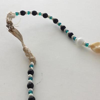 Beautiful vintage colorful fashion necklace